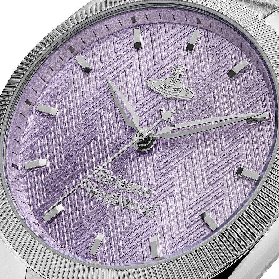 VIVIENNE WESTWOODThe Mews 37mm Ladies Watch - Purple VV281 PPSL New. Warranty 