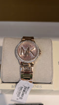 Michael Kors Camille Women's Watch MK7197 Rose Gold With Michael Kors Logo. 32mm
