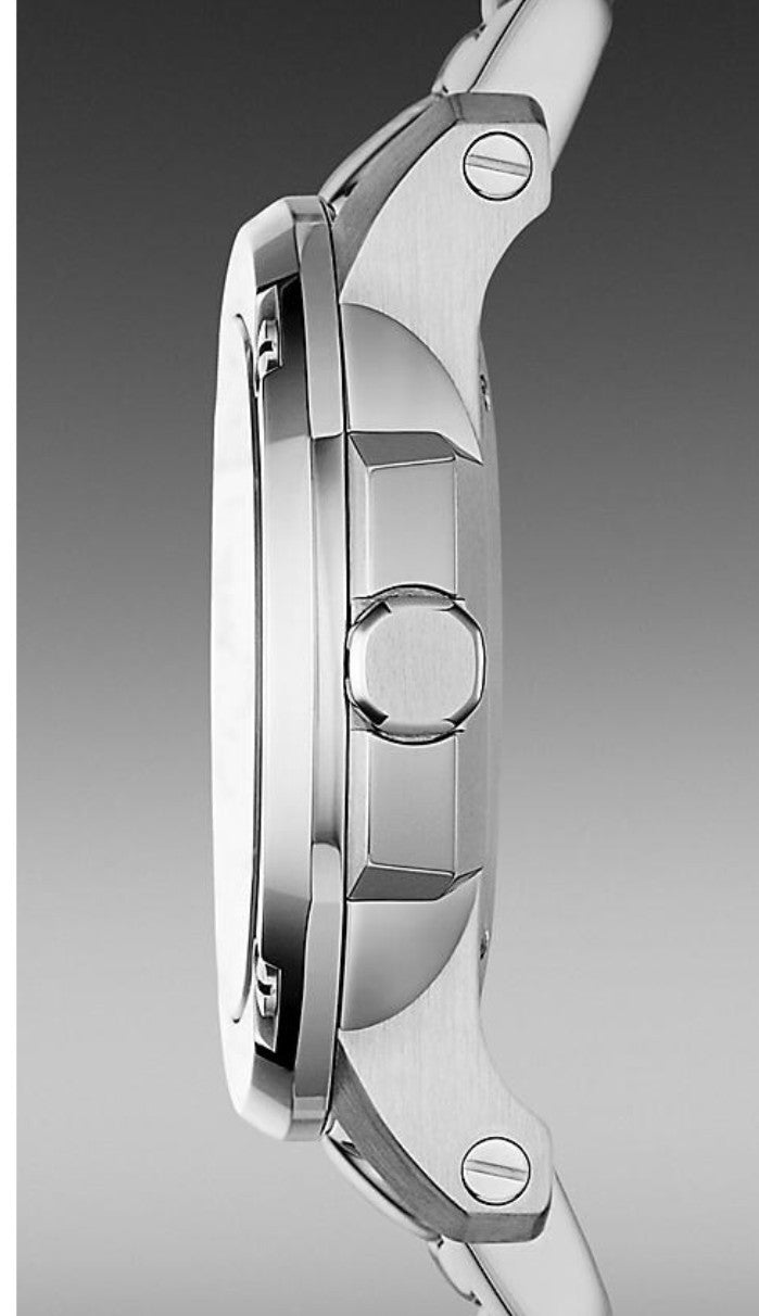 Burberry The Britain Diamonds Pink Dial Silver Strap Womens Watch. NEW. BBY1805