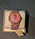 Michael Kors Limited-Edition Oversized Raquel Pavé Rose Gold- Pink Watch Mk7343