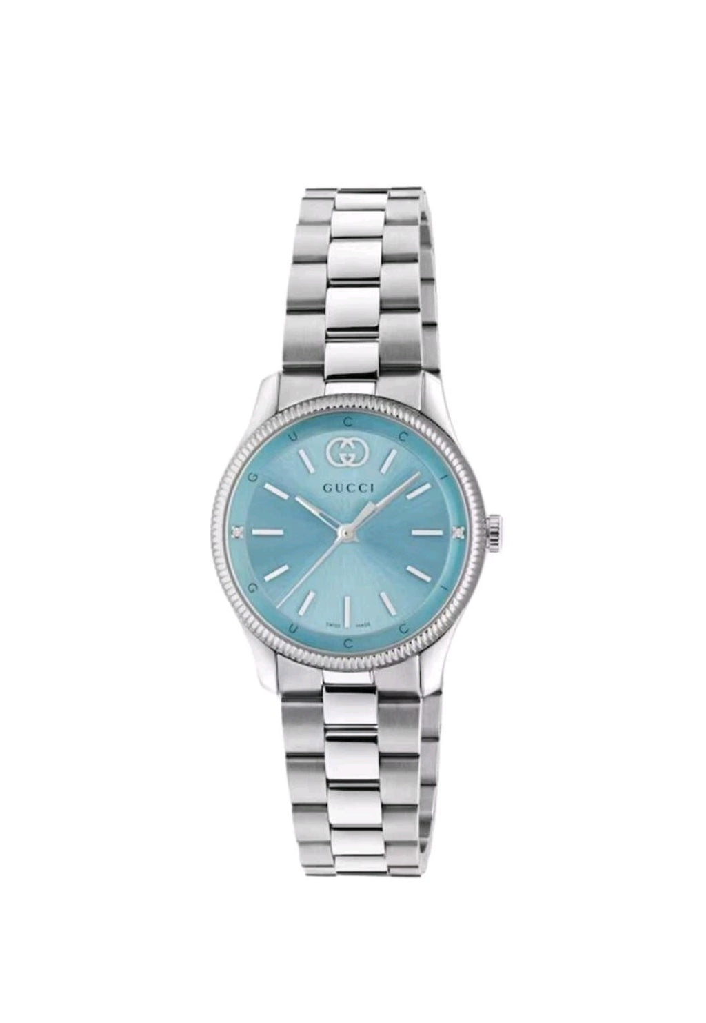  Ladies Gucci G-Timeless Blue Dial Watch YA1265068 Brand New With Box. Warranty 