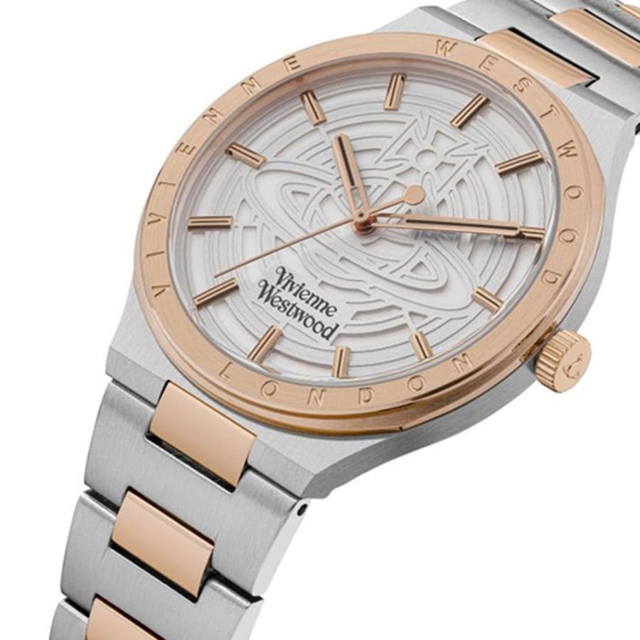 New VIVIENNE WESTWOOD Eltham 39mm Unisex Watch VV249SLSR Silver With White Dial