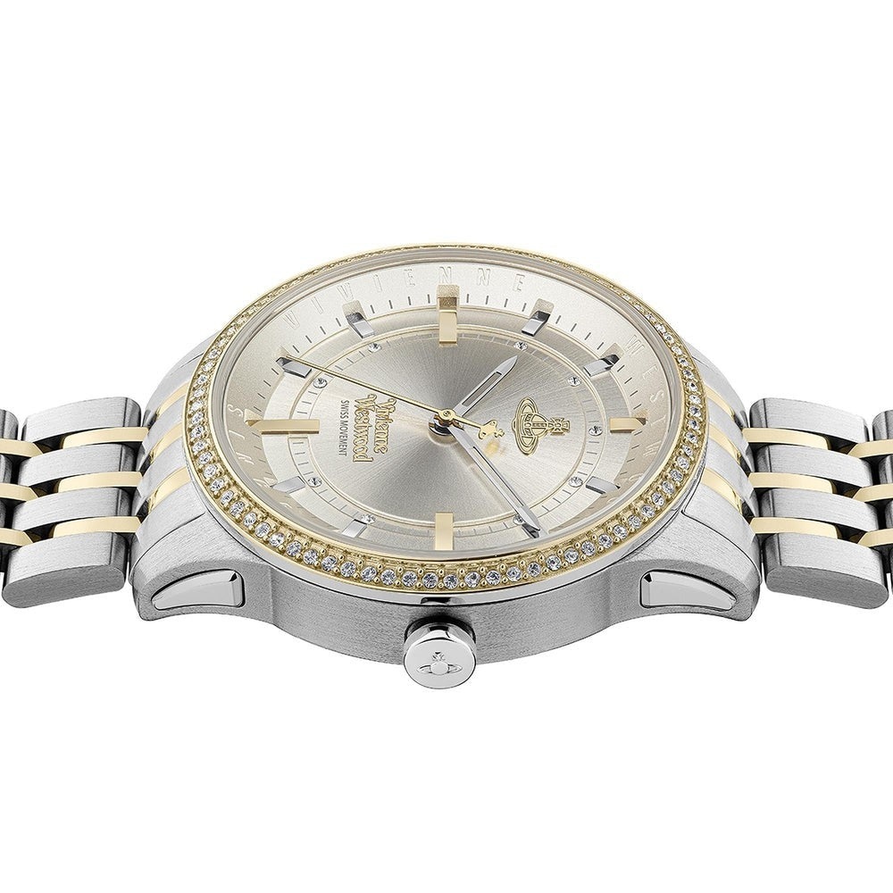 Vivienne Westwood Watch East End Quartz Champagne Dial Two-Tone  VV262LGYSG