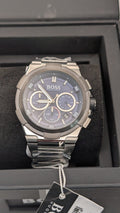New Hugo Boss Men's Watch Luxury Silver  1513360 Supernova Chronograph 45mm 