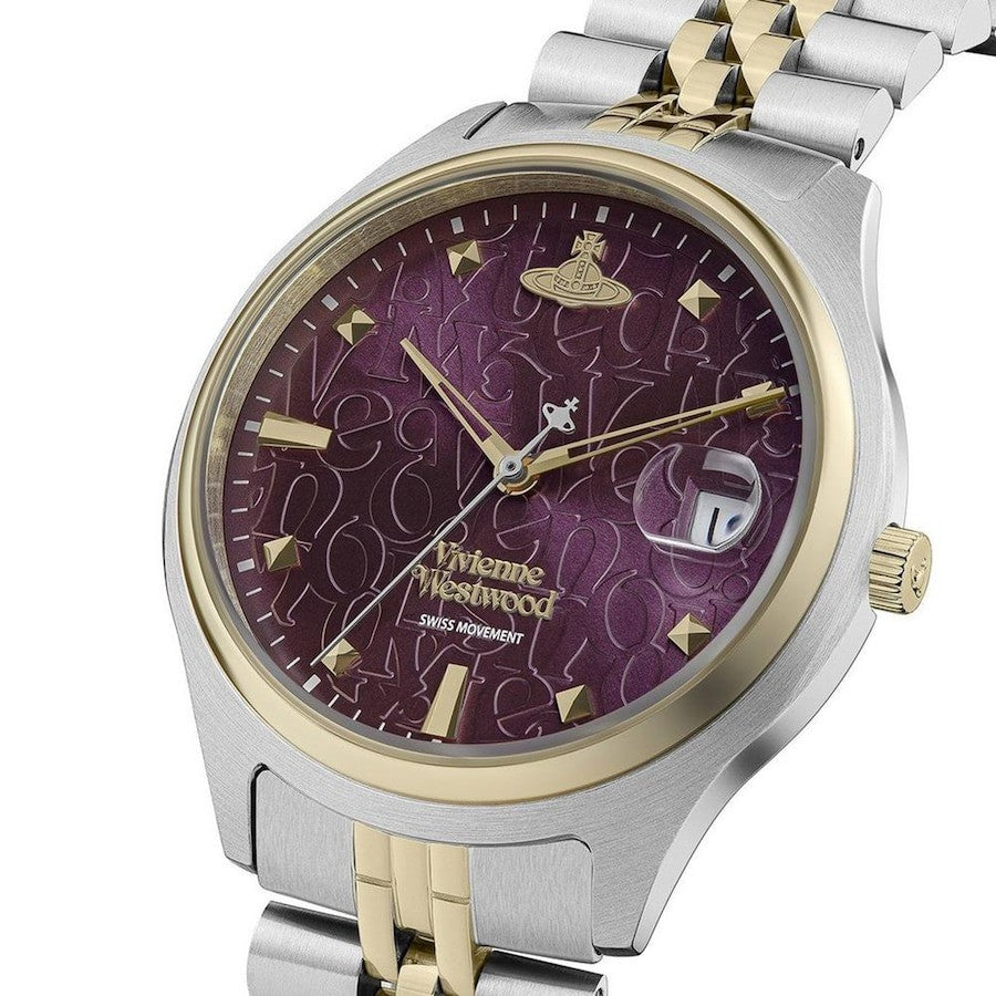 vivienne westwood camberwell VV261BYSG ladies two tone 37mm s/steel  watch NEW
