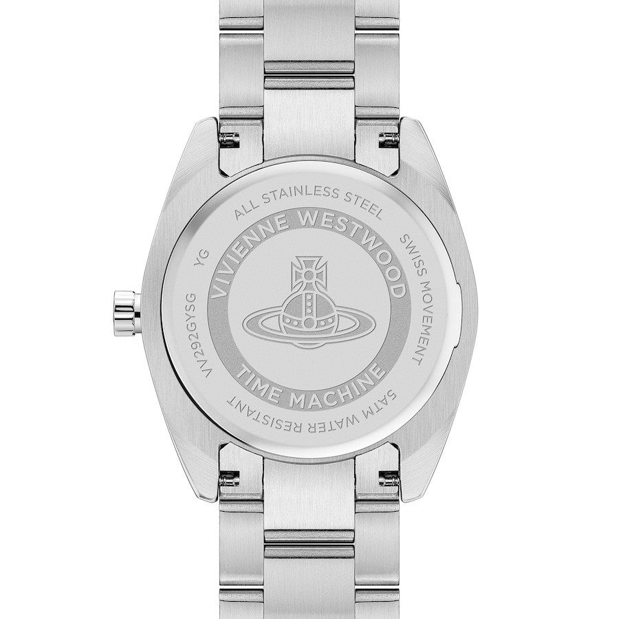 VIVIENNE WESTWOODFenchurch 28mm Ladies Watch Silver With Grey Dial VV292GYSG
