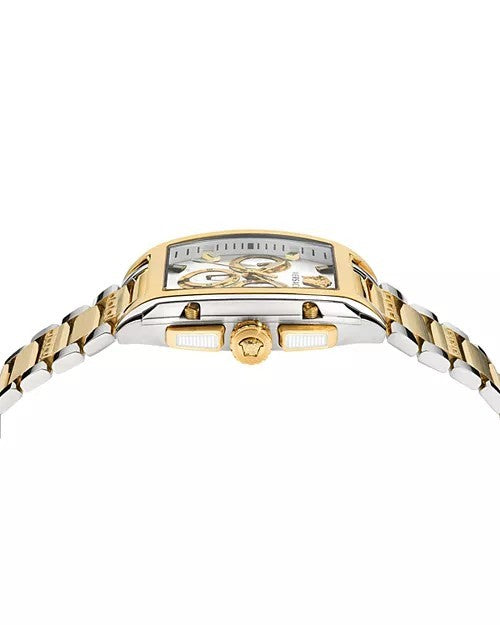 Versace VE6H01025 Versace Dominus Chrono silver gold Stainless Steel Men's Watch