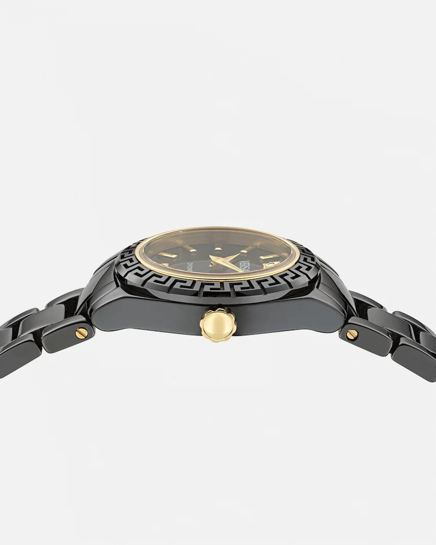 Versace Black Womens Analogue Watch Dv One Mini VE9F00124 Brand New. Warranty 