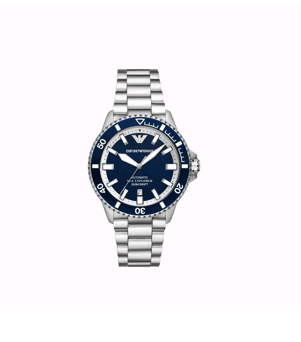Emporio Armani Sea Explorer Automatic Watch RRP £439 BRAMD NEW WITH BOX AR60079
