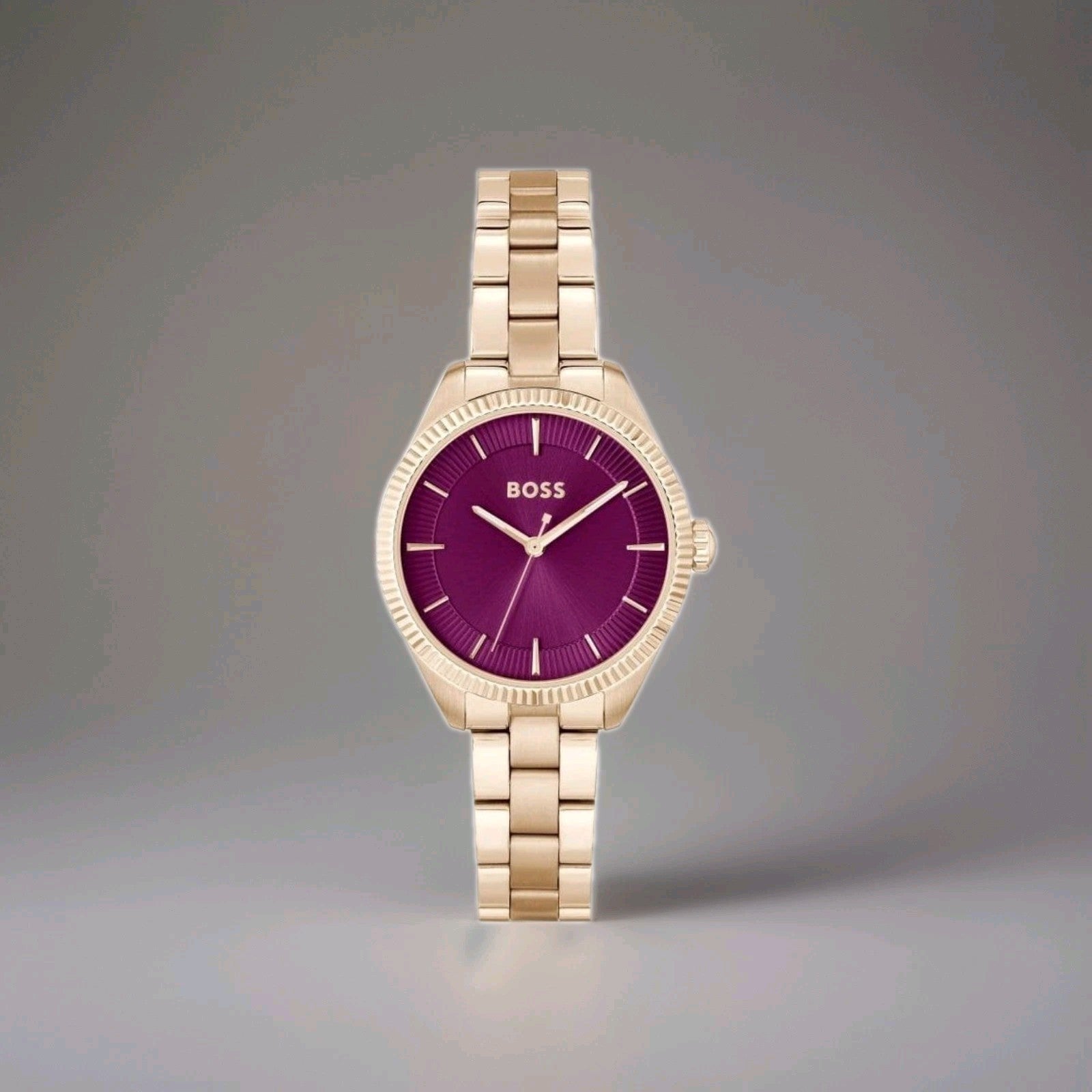 Hugo Boss Womens Sage Watch 32mm 1502728 Ross Gold With Pink Face. Brand New. 