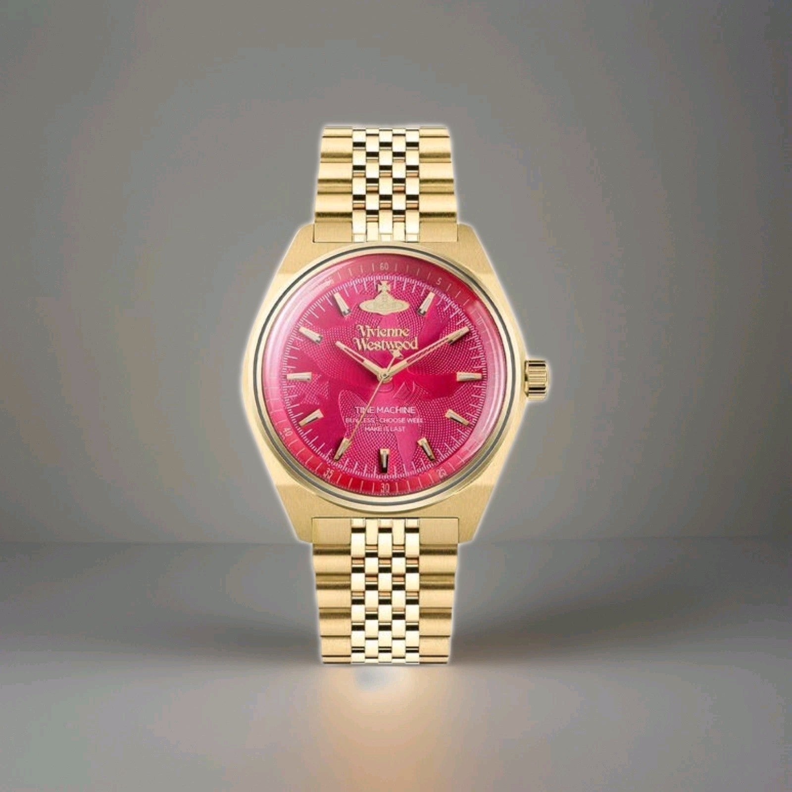Vivienne Westwood Lady Sydenham Watch VV251RRGD Ladies 39mm Pink Dial