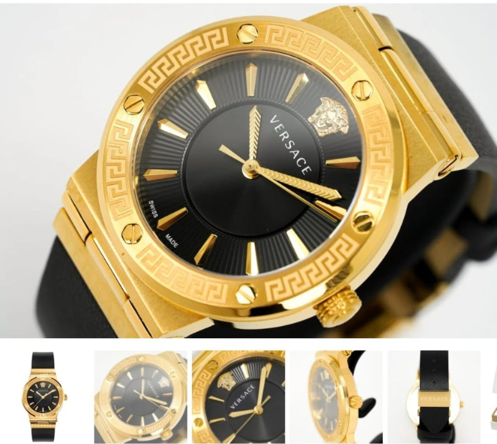 Versace VEVH00320 Ladies Watch Greca Logo 38mm 5ATM