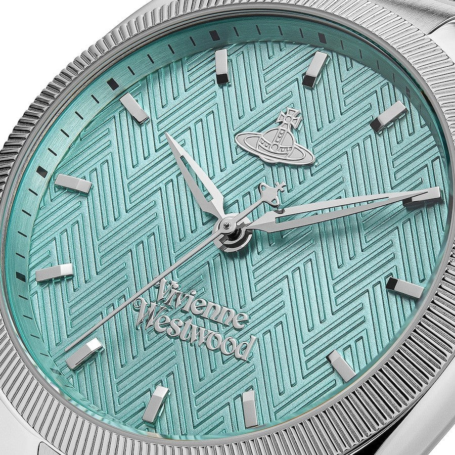 VIVIENNE WESTWOODThe Mews 37mm Ladies Watch - Blue VV281TQSL Brand New. 