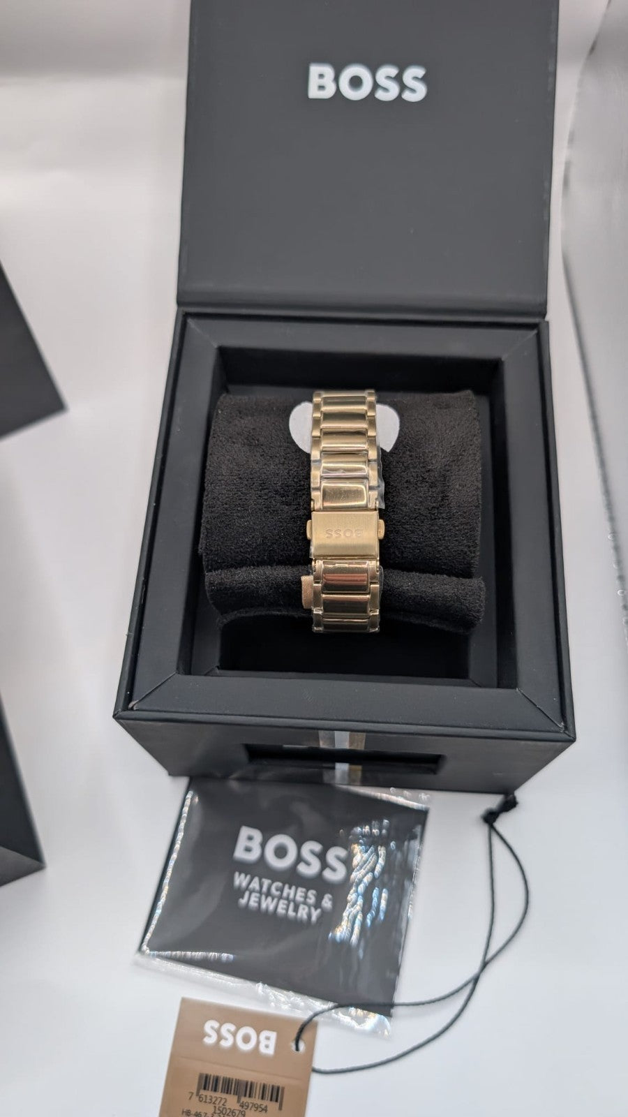 HUGO BOSS WOMENS ONE WATCH HB1502679 GREEN DIAL - WARRANTY 38MM