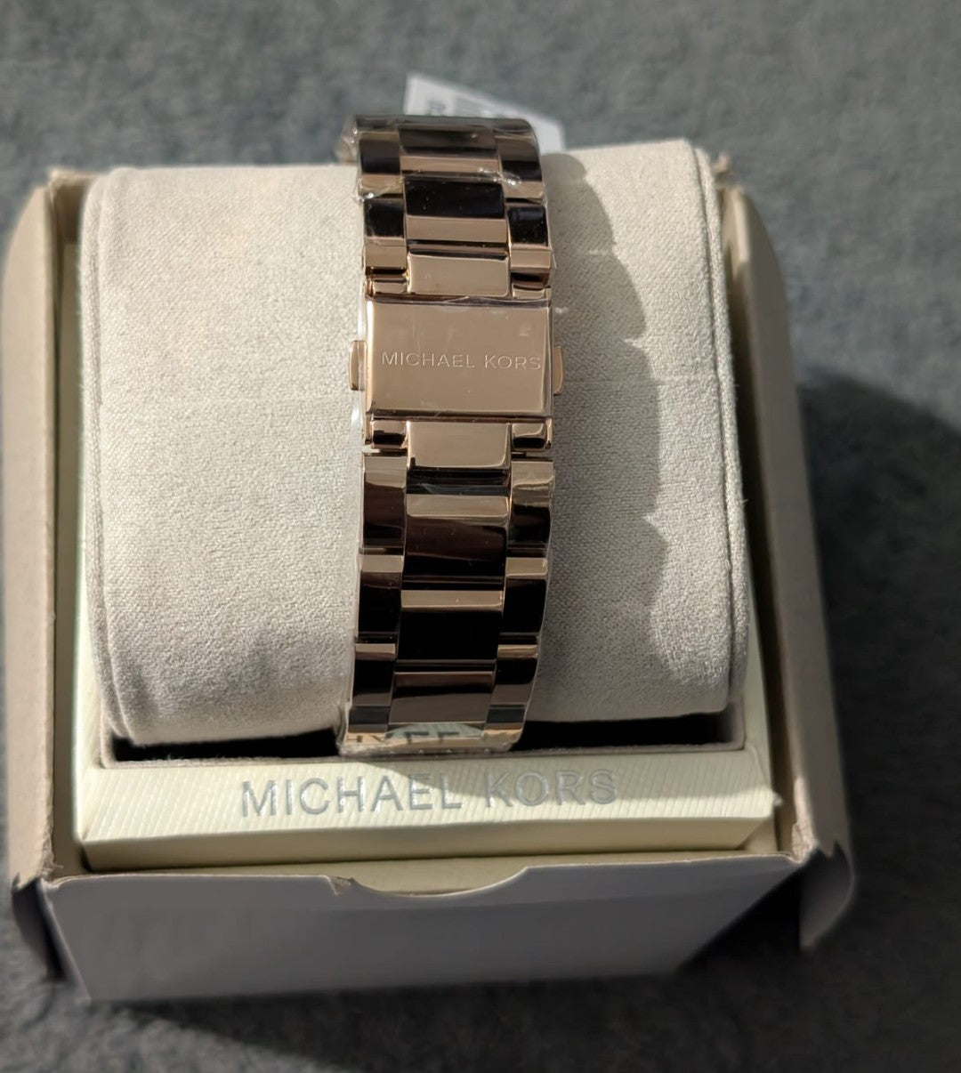 Michael Kors Limited-Edition Oversized Raquel Pavé Rose Gold- Pink Watch Mk7343