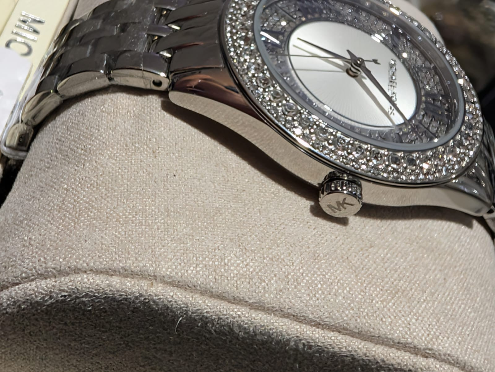 Brand New MK4708 Michael Kors Harlowe Silver Ladies Watch Warranty 
