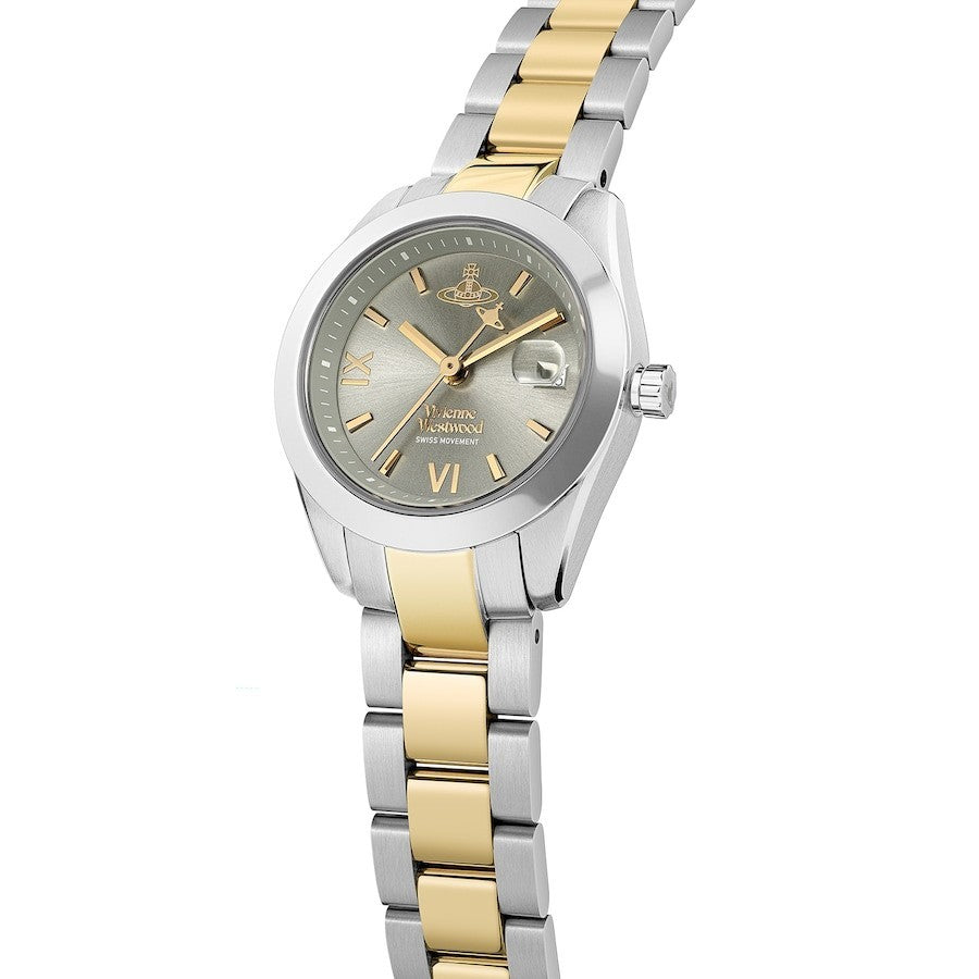VIVIENNE WESTWOODFenchurch 28mm Ladies Watch Silver With Grey Dial VV292GYSG