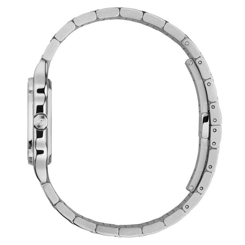 Gucci G-Flat 24mm Diamond Ladies Watch YA166508 Burgundy, 24 mmSilver/Red
