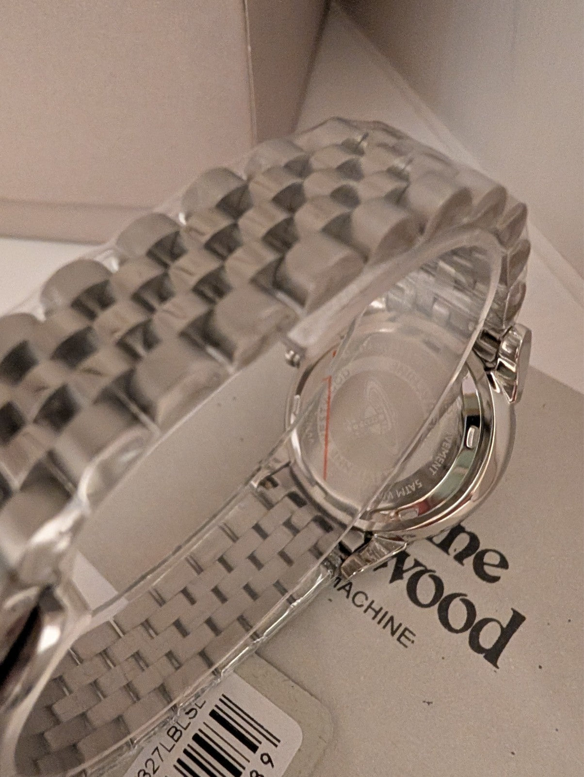 Vivienne Westwood VV327LBLSL Little Wallace Watch 32mm Silver with Blue Dial New