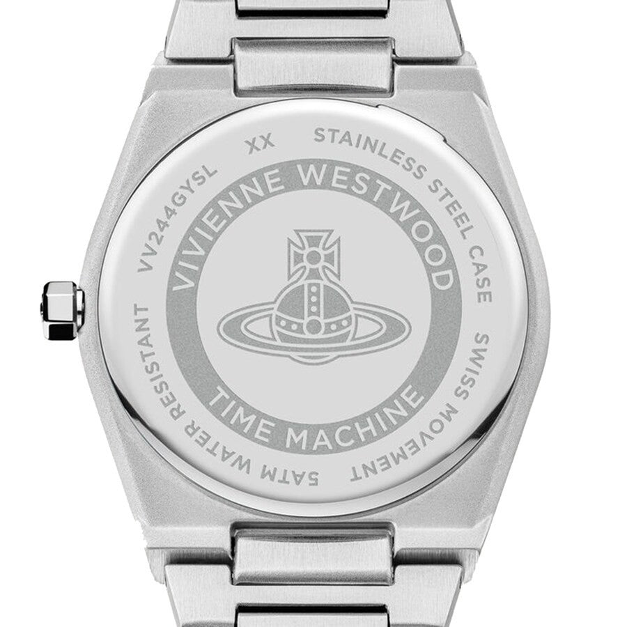 Ladies Vivienne Westwood Charterhouse Grey Dial & Diamond Tone Watch VV244GYSL