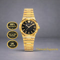 Versace VEVH00820 Greca Logo black gold Stainless Steel Women's Watch NEW
