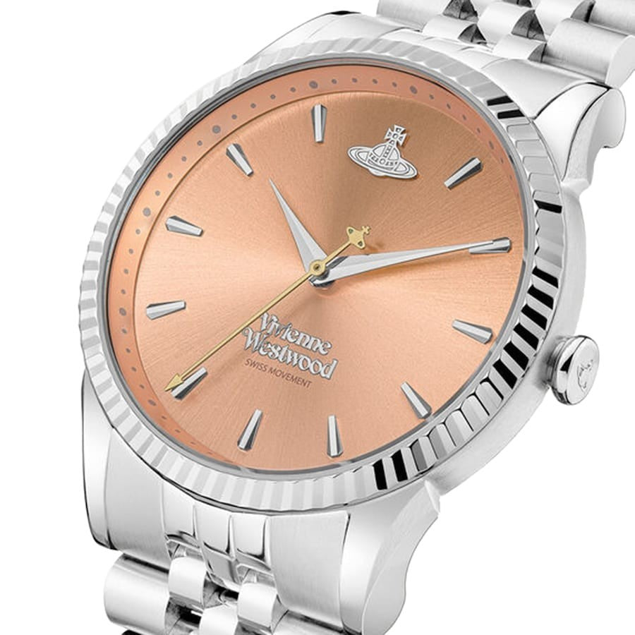 New VIVIENNE WESTWOOD Seymour 38mm Ladies Watch Pink VV240PHSL Free Gift Bag