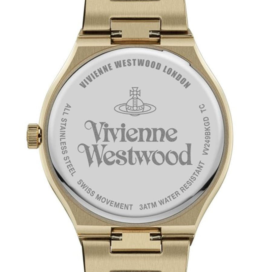 New VIVIENNE WESTWOOD Eltham 39mm Mens Watch VV249BKGD Gold With Black Dial 