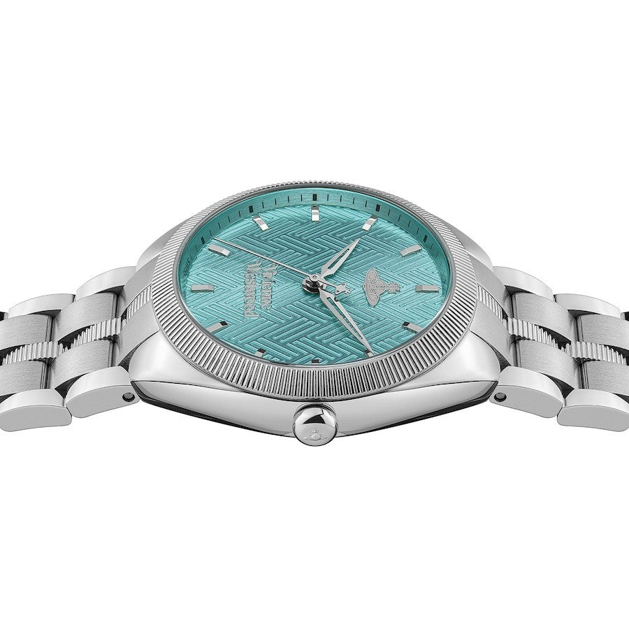 VIVIENNE WESTWOODThe Mews 37mm Ladies Watch - Blue VV281TQSL Brand New. 