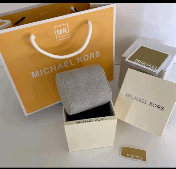 Brand New MK6996 Mini Camille Silver Tone Pave Women's Watch