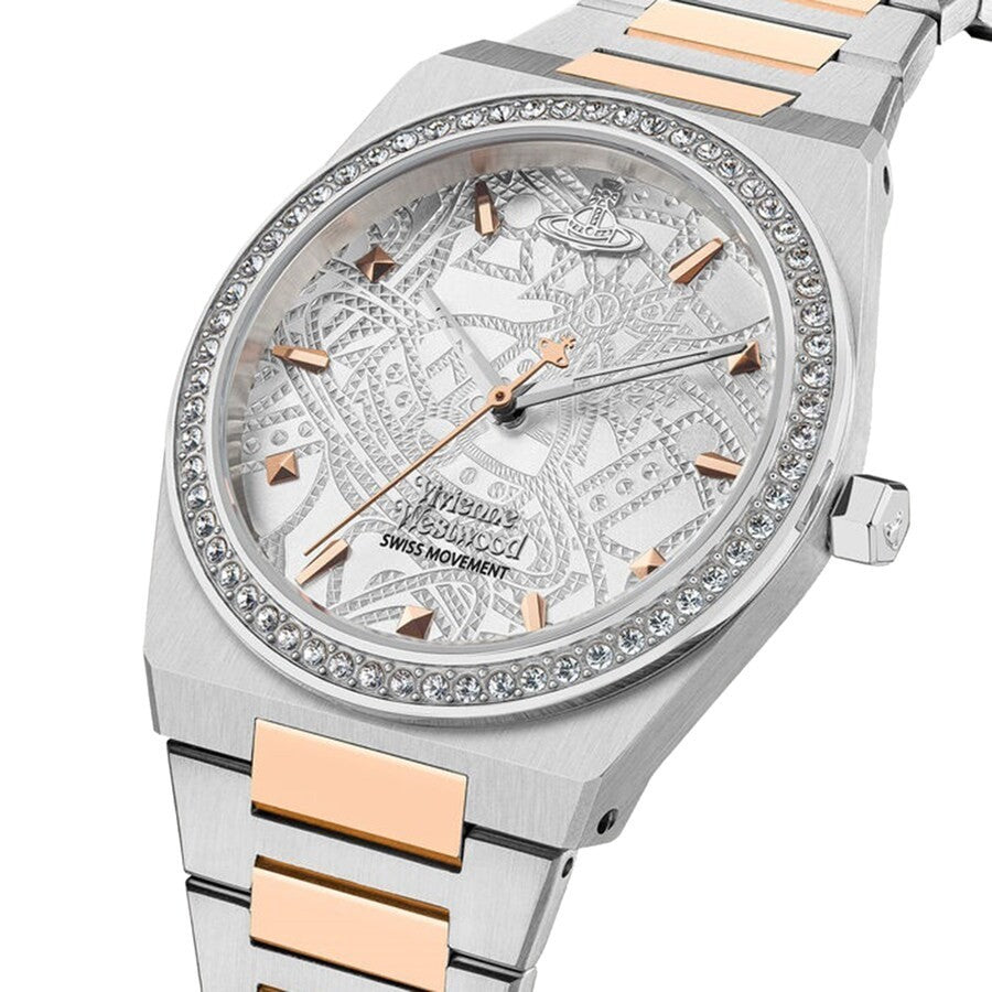 Vivienne WestwoodCharterhouse 34mm Ladies Watch - Rose Gold VV244WSSR Crystal 
