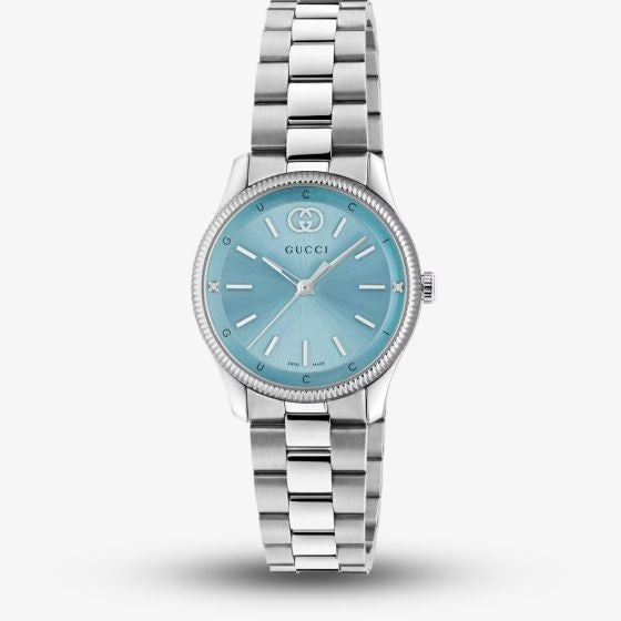  Ladies Gucci G-Timeless Blue Dial Watch YA1265068 Brand New With Box. Warranty 
