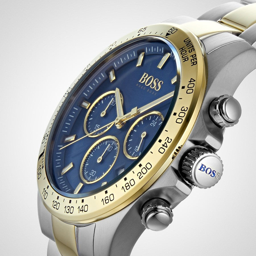 Hugo Boss Hero Sport Mens Watch - Silver/Gold (1513767)
