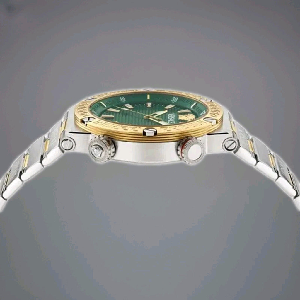 New Versace VE8G00524 Mens Watch Greca Logo Diver 43mm 10ATM