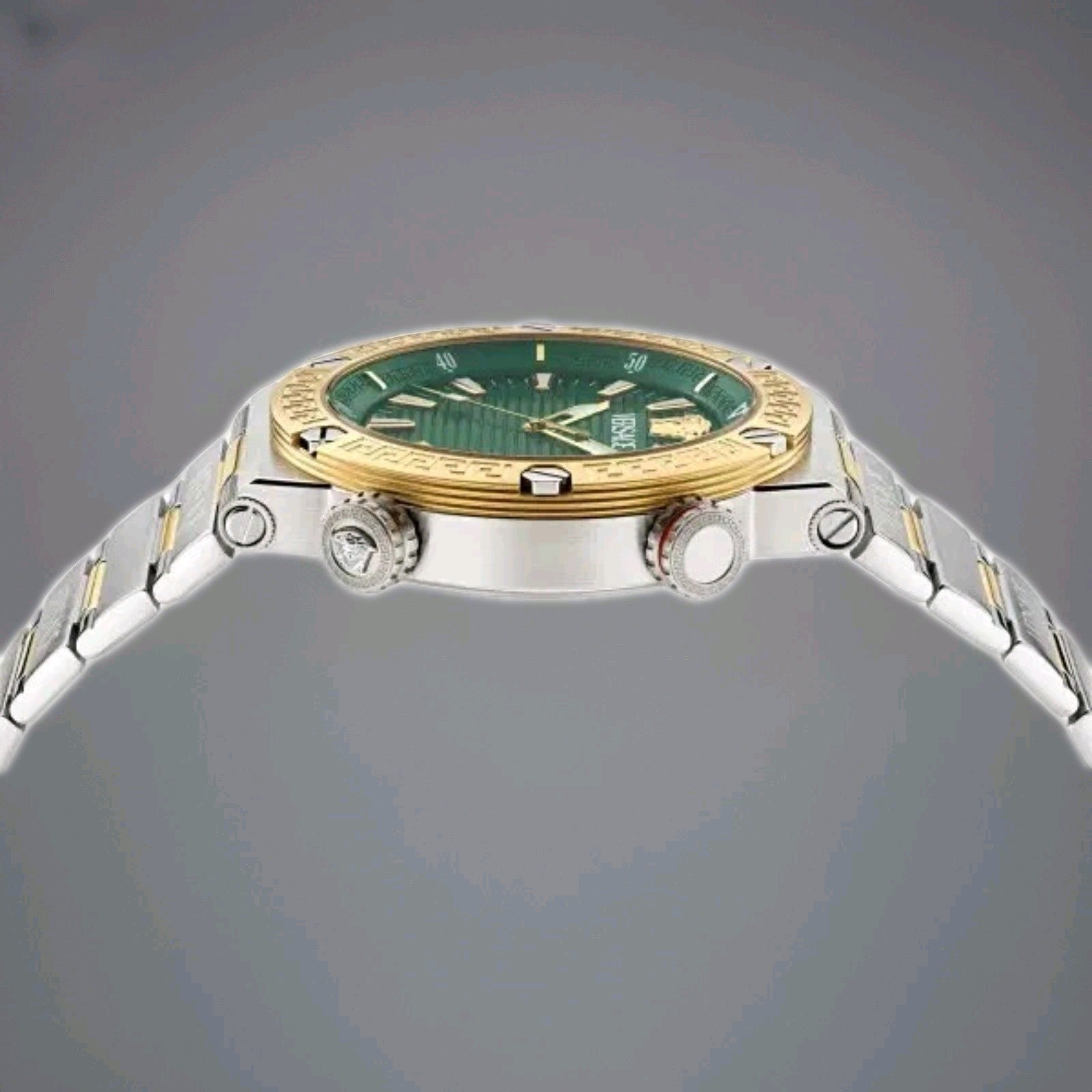 New Versace VE8G00524 Mens Watch Greca Logo Diver 43mm 10ATM