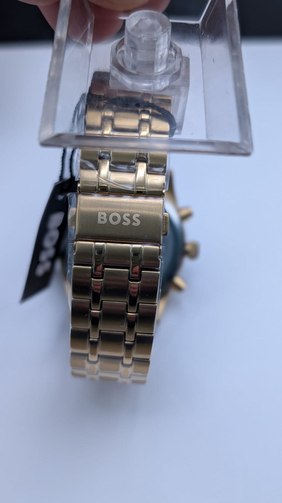 Hugo Boss 1514152 Sky Traveller Quartz Men's Watch Gold With Black Dial 44mm New