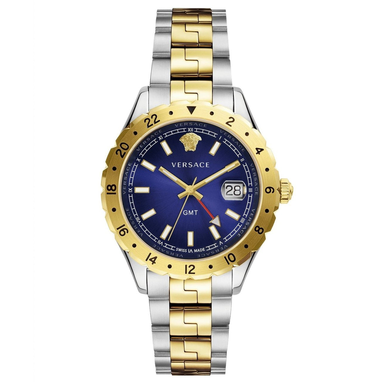 Versace V11060017 Hellenyium Mens Watch 42mm 5ATM Brand New Boxed Fast Free P&P