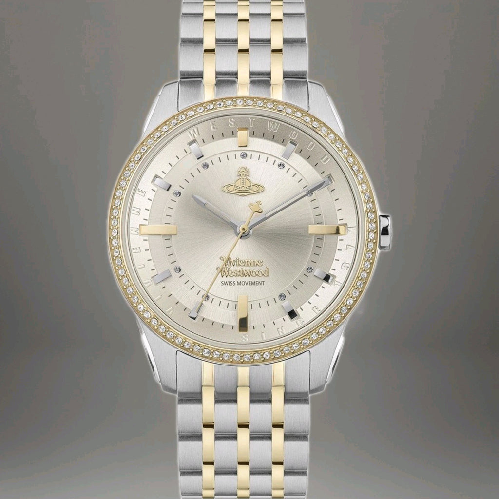 Vivienne Westwood Watch East End Quartz Champagne Dial Two-Tone  VV262LGYSG