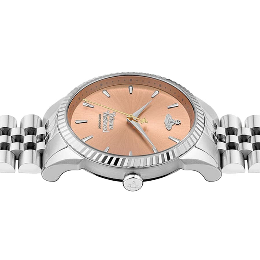 New VIVIENNE WESTWOOD Seymour 38mm Ladies Watch Pink VV240PHSL Free Gift Bag