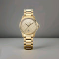 Gucci YA126553 G-Timeless Unisex 27mm Gold PVD Plated Chrono Watch, 2 Ywarranty 