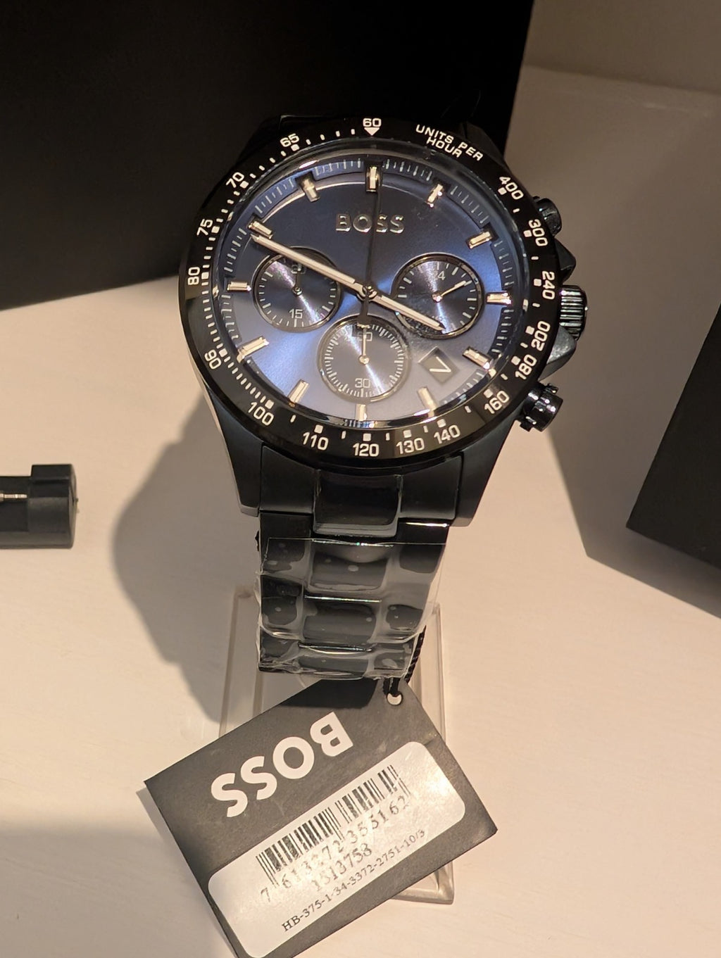 Hugo Boss Hero 45mm Blue Stainless Steel Case with Blue Dial 1513758 