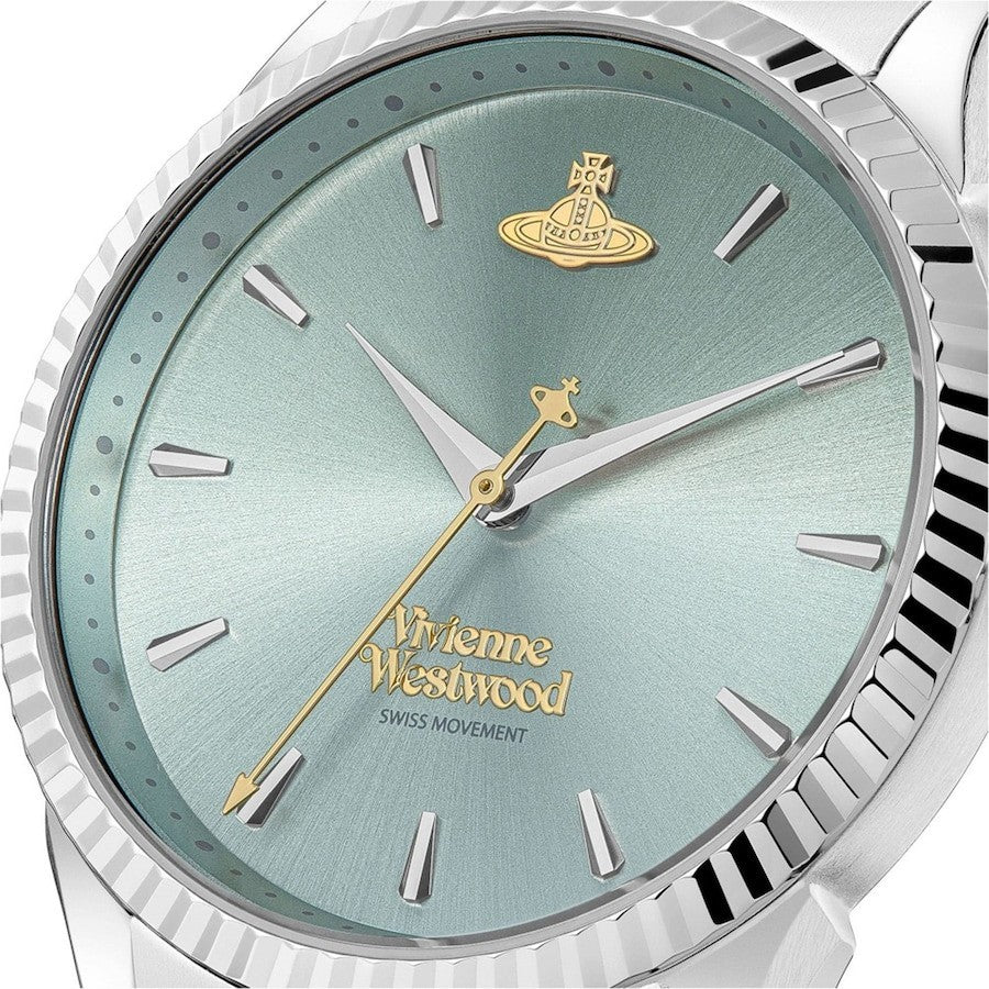 Vivienne Westwood VV240LGRSG Ladies Seymour Watch 38mm Blue Dial
