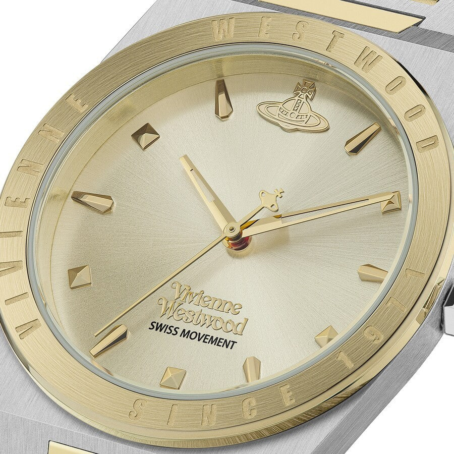 Ladies Vivienne Westwood Charterhouse Gold & Silver Bracelet Watch VV244CPSG NEW