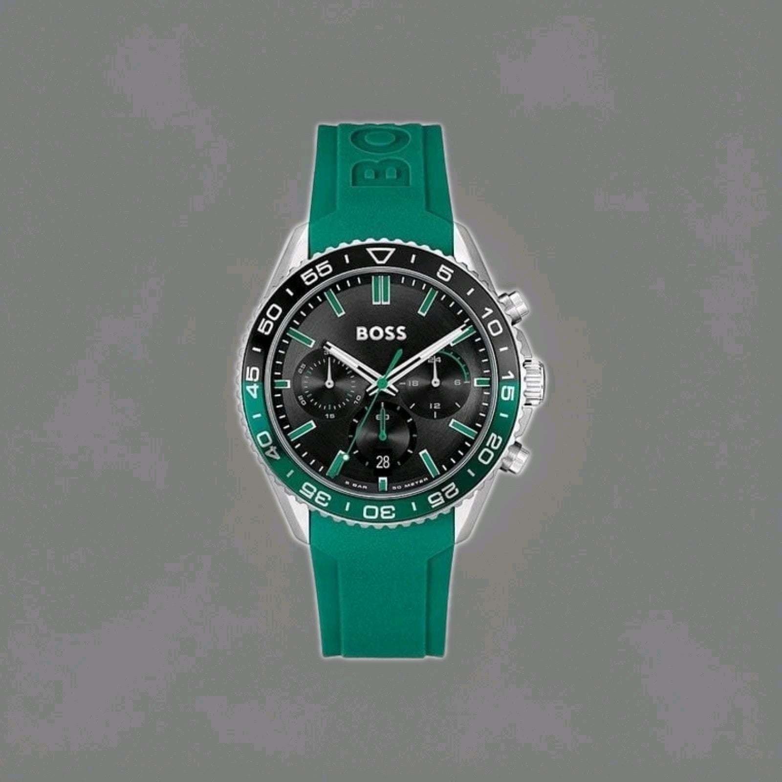 New BOSS Runner hb1514246 44mm 2 Year Warranty with box and papers. brand new