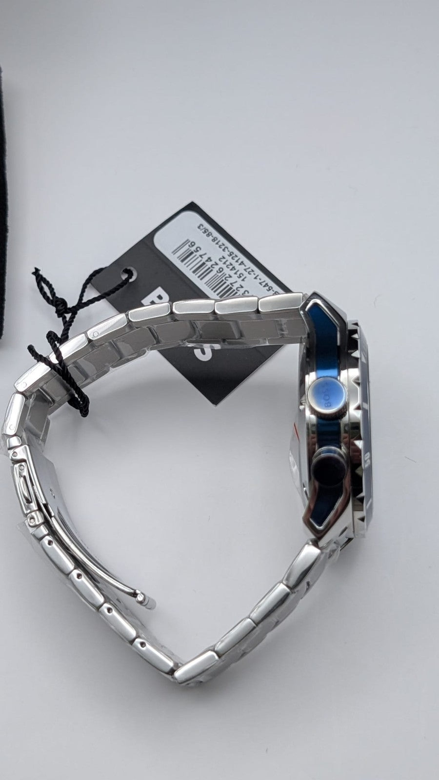 Hugo Boss 1514212 Bossmatic Men's Watch 42mm Automatic Silver With White Dial 