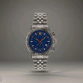 NEW Versace VE2U00722 Hellenyium Chrono blue gray Stainless Steel Men's Watch 