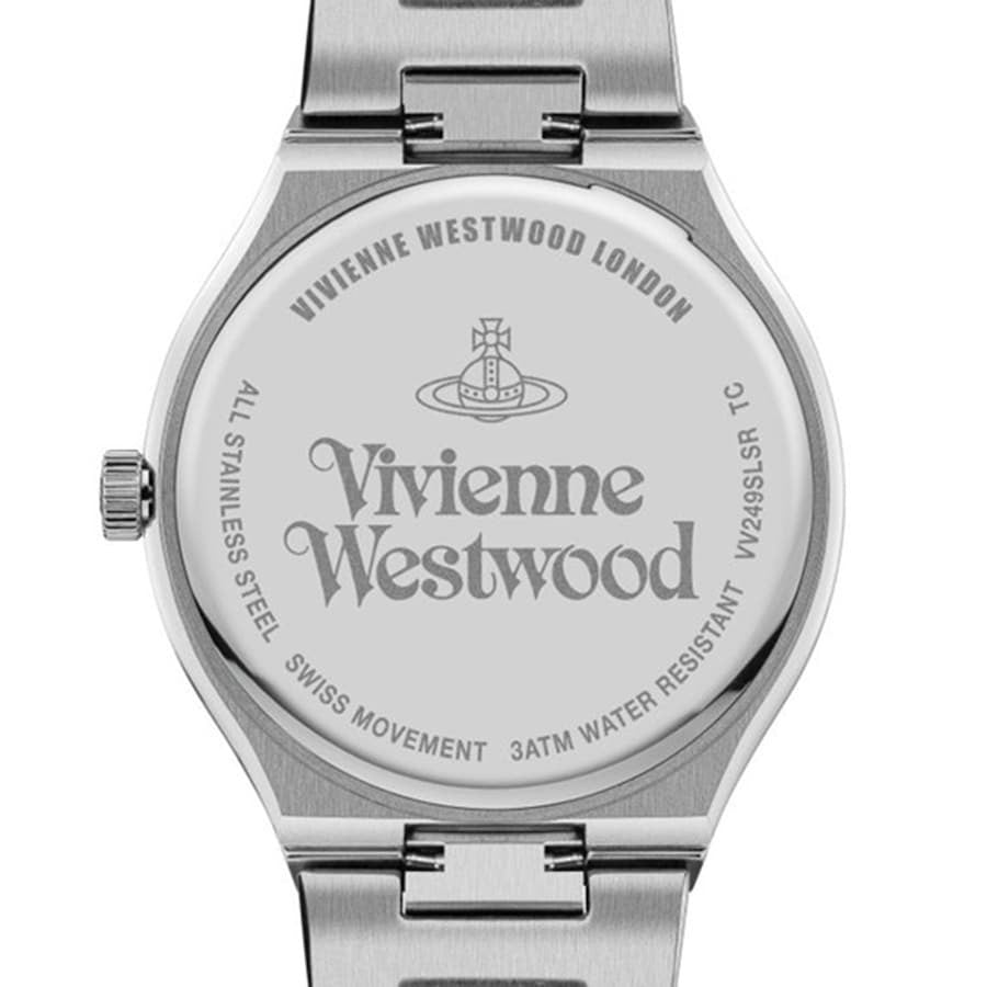 New VIVIENNE WESTWOOD Eltham 39mm Unisex Watch VV249SLSR Silver With White Dial