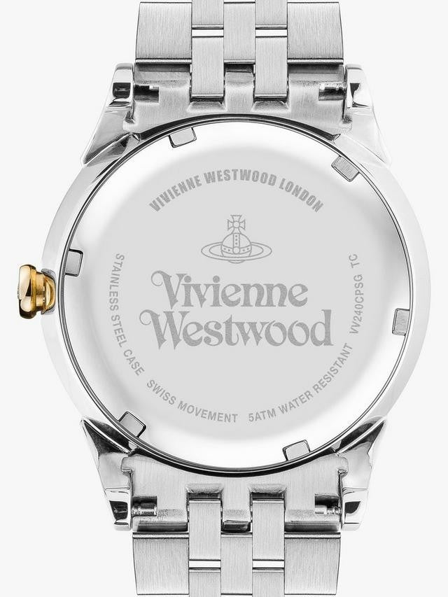 Vivienne Westwood New Seymour 38mm Yellow Gold Tone Ladies Watch VV240CPSG 