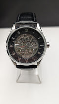 Hugo Boss Principle Skeleton 1514234 Men's Watch Automatic Leather Strap 41mm 