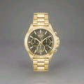 BOSS Trope yellow gold-tone chronograph Watch men's dial 1514059 44mm 