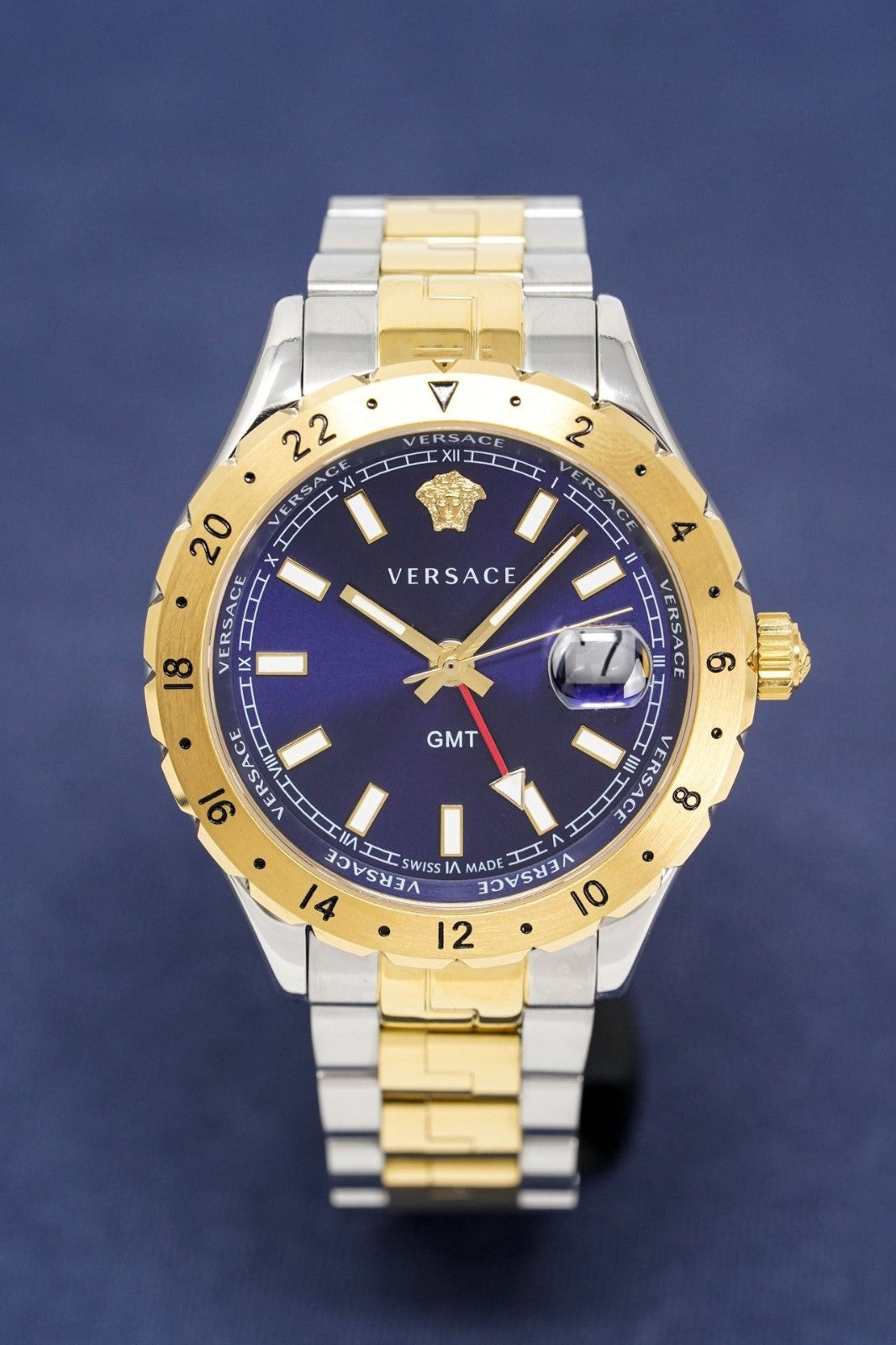 Versace V11060017 Hellenyium Mens Watch 42mm 5ATM Brand New Boxed Fast Free P&P